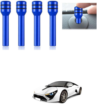 LOVMOTO Aluminium Car Door Lock Knob(Blue)