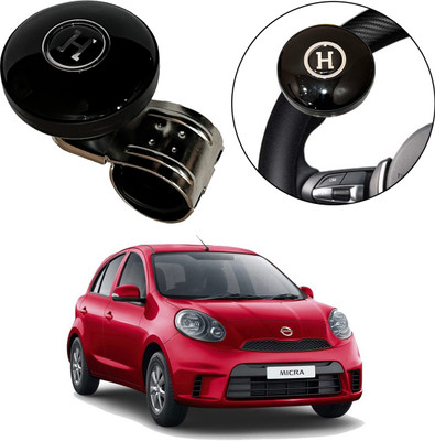 Oshotto Plastic Car Steering Knob(Black)