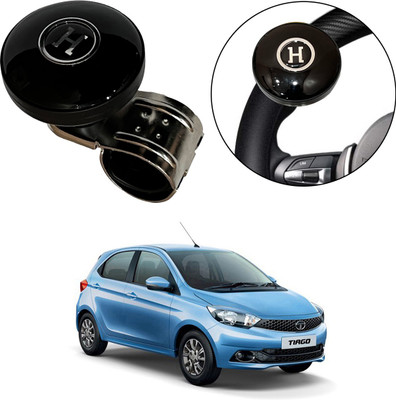 Oshotto Plastic Car Steering Knob(Black)