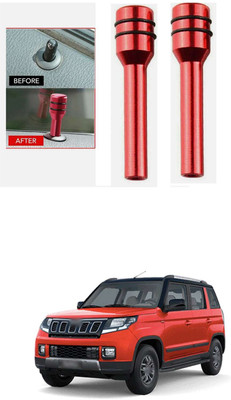 LOVMOTO Aluminium Car Door Lock Knob(Red)