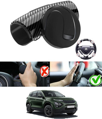 ABJD Silicon, Plastic Car Steering Knob(Black)