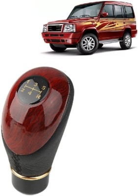 MotoshozX Wooden Design, Car Lever Gear Knob, Tata Sumo Gold Gear Knob(Black, Brown)