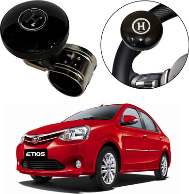 Oshotto Plastic Car Steering Knob(Black)