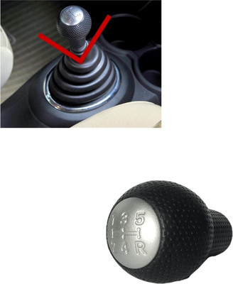 My IND ABS Plastic Gear Knob(Black, Silver)