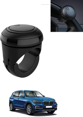 AYW Plastic/Silicon Car Steering Knob(Black)