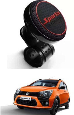 E-Shoppe Aluminium Car Steering Knob(Black, Red)