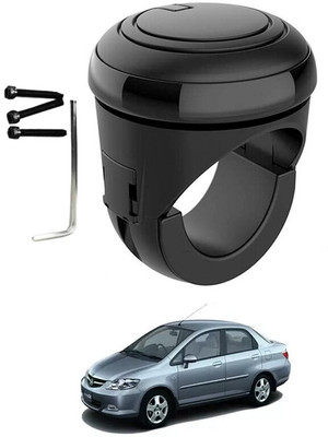RKPSP Silicon Car Steering Knob(Black)