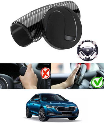 RKPSP Silicon, Plastic Car Steering Knob(Black)