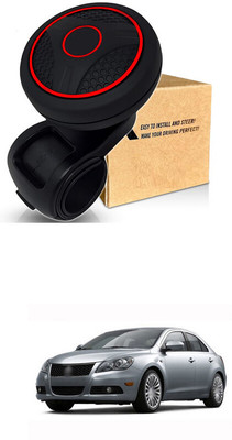 LOVMOTO Plastic Car Steering Knob(Red, Black)