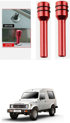 LOVMOTO Aluminium Car Door Lock Knob(Red)