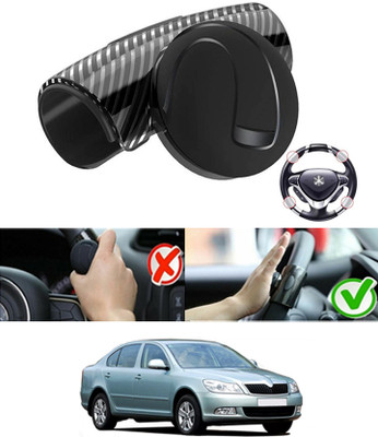 RKPSP Silicon, Plastic Car Steering Knob(Black)