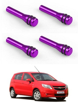 SLSHILPA Aluminium Car Door Lock Knob(Purple)