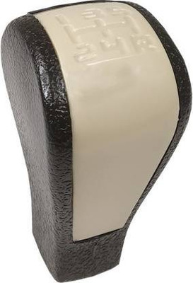 Bubu plastic, rubber Gear Knob(Beige, Silver)