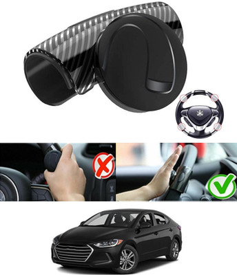 ABJD Silicon, Plastic Car Steering Knob(Black)