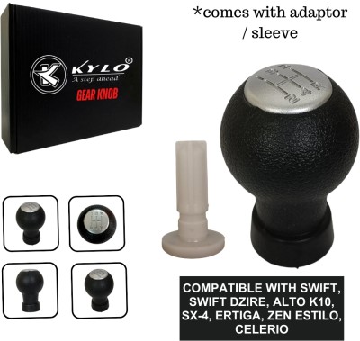 KYLO Rubber, Plastic Gear Knob(Black)