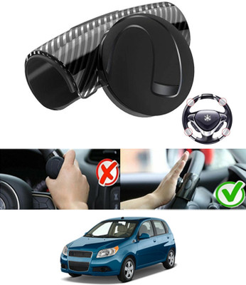 ABJD Silicon, Plastic Car Steering Knob(Black)