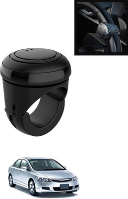 MATIES Plastic, Silicon Car Steering Knob(Black)