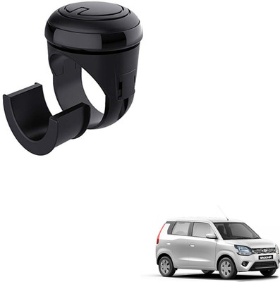 SEMAPHORE Plastic Car Steering Knob(Silver, Black)