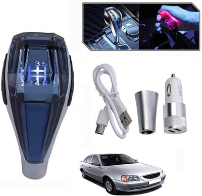 MSNP Plastic, Metal Gear Knob(Blue)