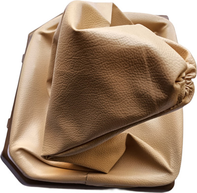 My IND Beige Color Pu Leather Gear Shift Lever Cover for Bolero SLX/SLE Antique Finish Gear Shift Collar