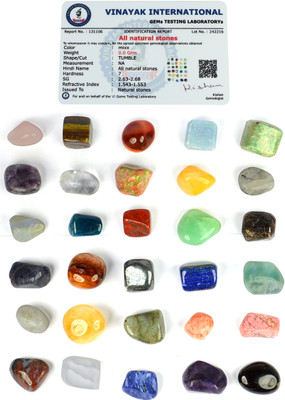 REIKI CRYSTAL PRODUCTS Multicolor Uncut Natural Lapis Lazuli Gemstone(0 carat)