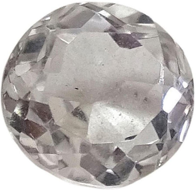 Sahiba Gems White Cut Natural Crystal Gemstone(4.5 carat)