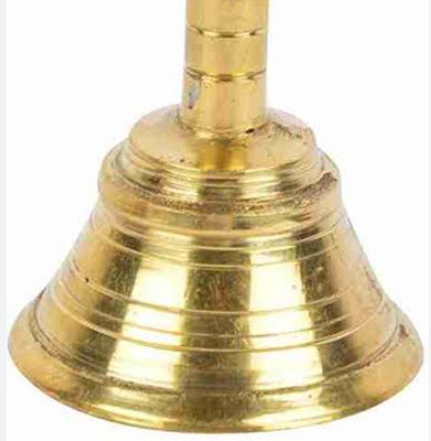 Turanya Brass Pooja Bell(Gold)