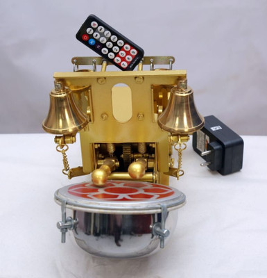 Pioneer Digital Shock Guard Aarti1 Brass Decorative Bell(Gold)