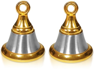 De-Ultimate Brass Pooja Bell(Gold, Pack of 2)