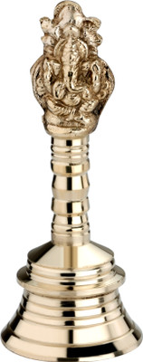 PRIGMA P-BELL Brass Pooja Bell(Gold, Pack of 1)