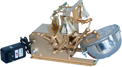 Pioneer Digital Shock Guard AA107 Brass Pooja Bell(Gold)