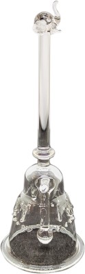 Sidhhi Glass Pooja Bell Glass Pooja Bell(Clear, White, Pack of 1)