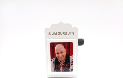 GURU JI CREATION Guru Ji Swaroop Mantra Jaap with Premium Quality Sound Plastic Pooja Bell Plastic Pooja Bell(White, Pack of 1)