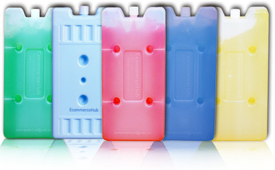 Ecommercehub ULTIMATE FREEZER Cooler Ice Gel Pack Pads Ice Packs for Cold Items Transports/Beverage Cold Items Cooling Reusable(Multicolor, 2.4 L)
