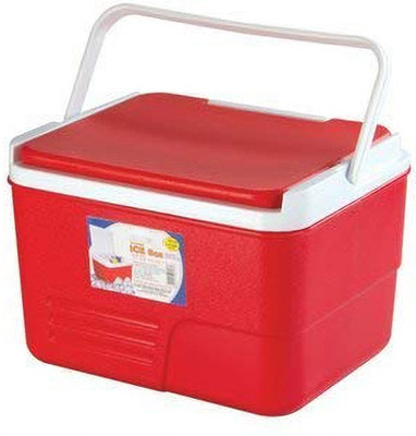AVAIKSA Insulated Chiller Ice Box | Medium Size for Travel Party Bar Ice Cubes | Medical Ice Camping Storage Box(Red, 14 L)