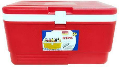 Aristo Insulated Chiller Ice Box (Red, 62.5 x 36 x 35.5 cm, 50 L) plastic(Red, 50 L)