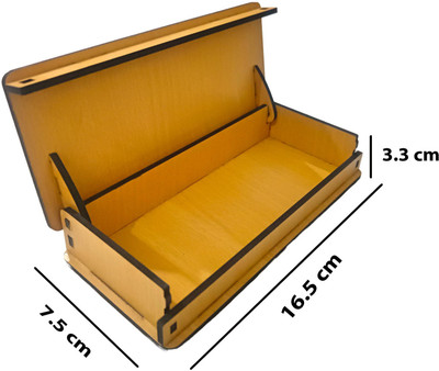 Tzaar Start The Day With A Smile Wooden Geometry Box(Yellow)