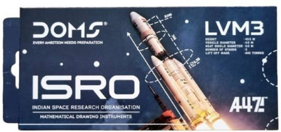 DOMS ISRO Mathematical Instrument Geometry Box Geometry Box(Multicolor)
