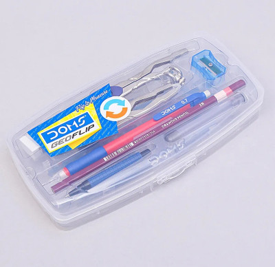 DOMS VZ Geoflip Mathematical Geometry Box Geometry Box(Multicolor)