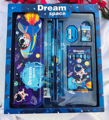 simreen Space Dream Kit For Boys kids For Birthday Gift Return Gift Geometry Box(Blue)