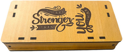 Tzaar You Are Stronger Then You Think Wooden Geometry Box(Yellow)