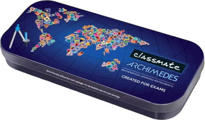 Vee Zee Classmate Archimedes Geometry Box(Blue)