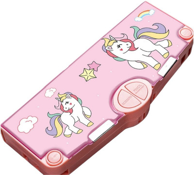 Quexle Magnetic Pencil Box For Kid's Set 1 Geometry Box(Multicolor)