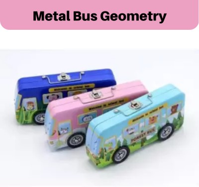 Extraposh MAGIC BUS UNICORN Art Metal Geometry Box Geometry Box(Multicolor)