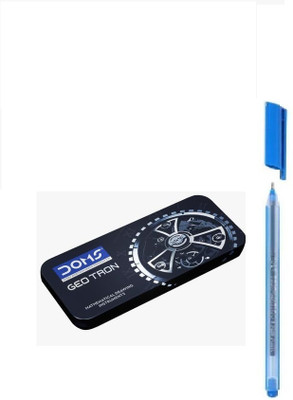 DOMS Geotron Geometry Box and Ball Blue Pen Geometry Box(Black)