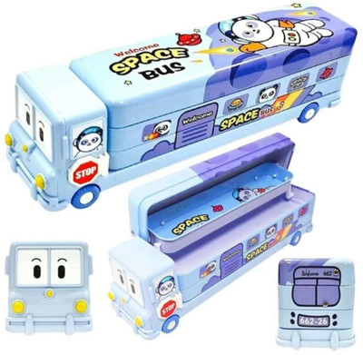 hassa space bus blue Geometry Box(Light Blue)