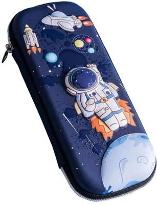 VOXEL Astronaut 3D Pencil Case Pencil Pouch V509 Geometry Box(Multicolor)