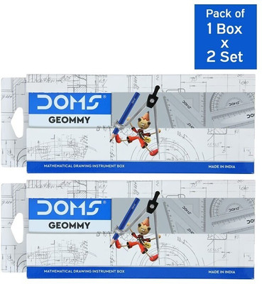 DOMS GEOMMY GEOMETRIC BOX | SET OF 2 | Geometry Box(White)