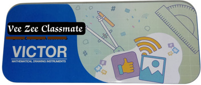 Vee Zee Classmate Victor Mathematical Instrument Geometry Box Geometry Box(Blue)