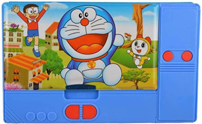 Sloies Jumbo Pencil Box for Birthday Return Gifts for Kids Geometry Box(Blue)